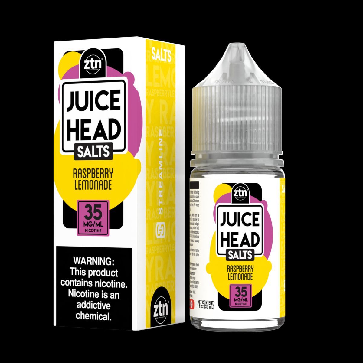 Raspberry Lemonade by Juice Head Salts Series 30mL with Packaging
