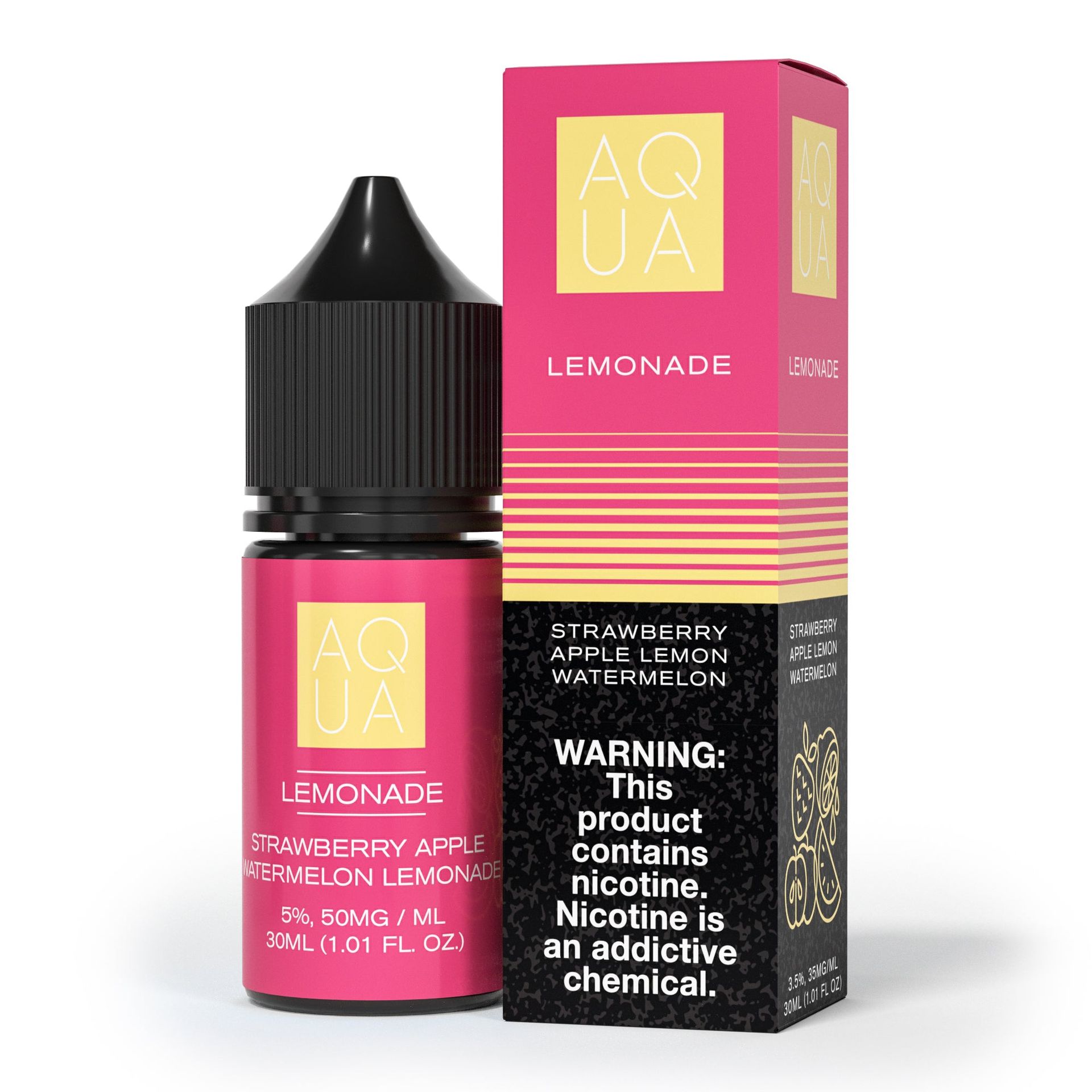Aqua - Pure Lemonade - 30mL Salts with packaging