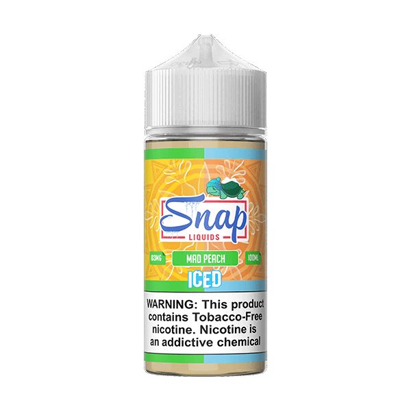 Mad Peach Iced by Snap Liquids Series 100mL Bottle