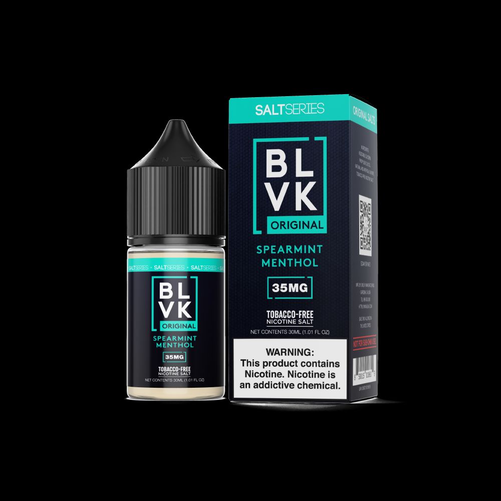 Spearmint Menthol (Spearmint) by BLVK TF-Nic Salt Series 30mL with Packaging