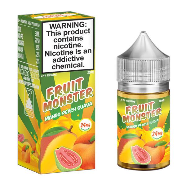 Mango Peach Guava by Fruit Monster Salts 30mL with Packaging