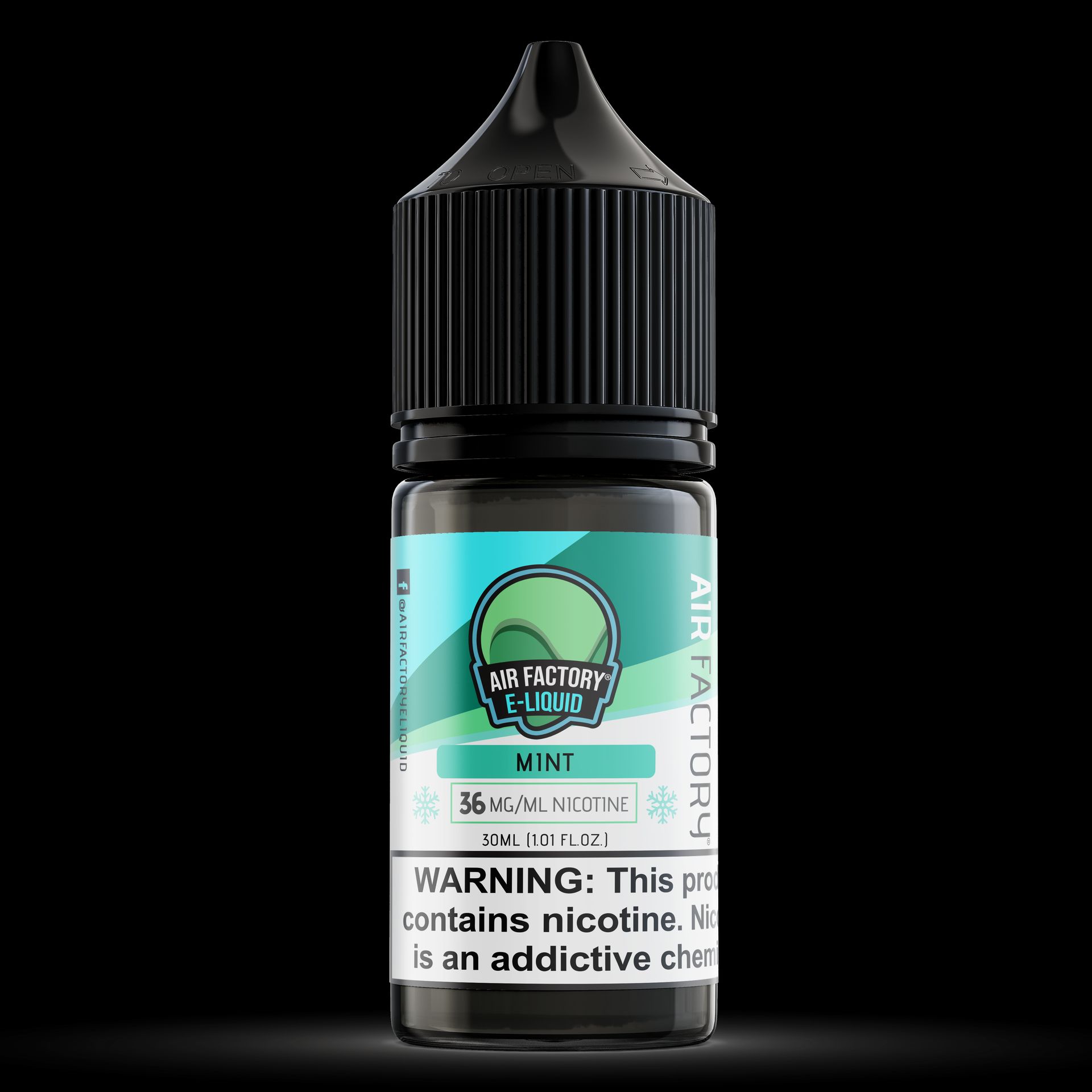 Mint by Air Factory Salt E-Juice 30mL Bottle