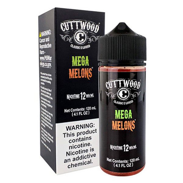 Mega Melons by Cuttwood E-Liquid 120mL with Packaging