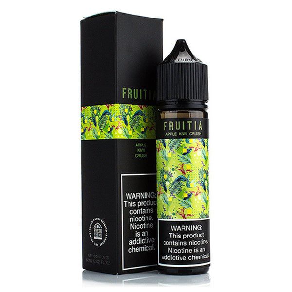 Apple Kiwi Crush by Fruitia E-Liquid 60ml with Packaging