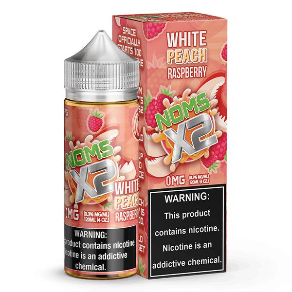 White Peach Raspberry by Nomenon Series X2 120mL with Packaging