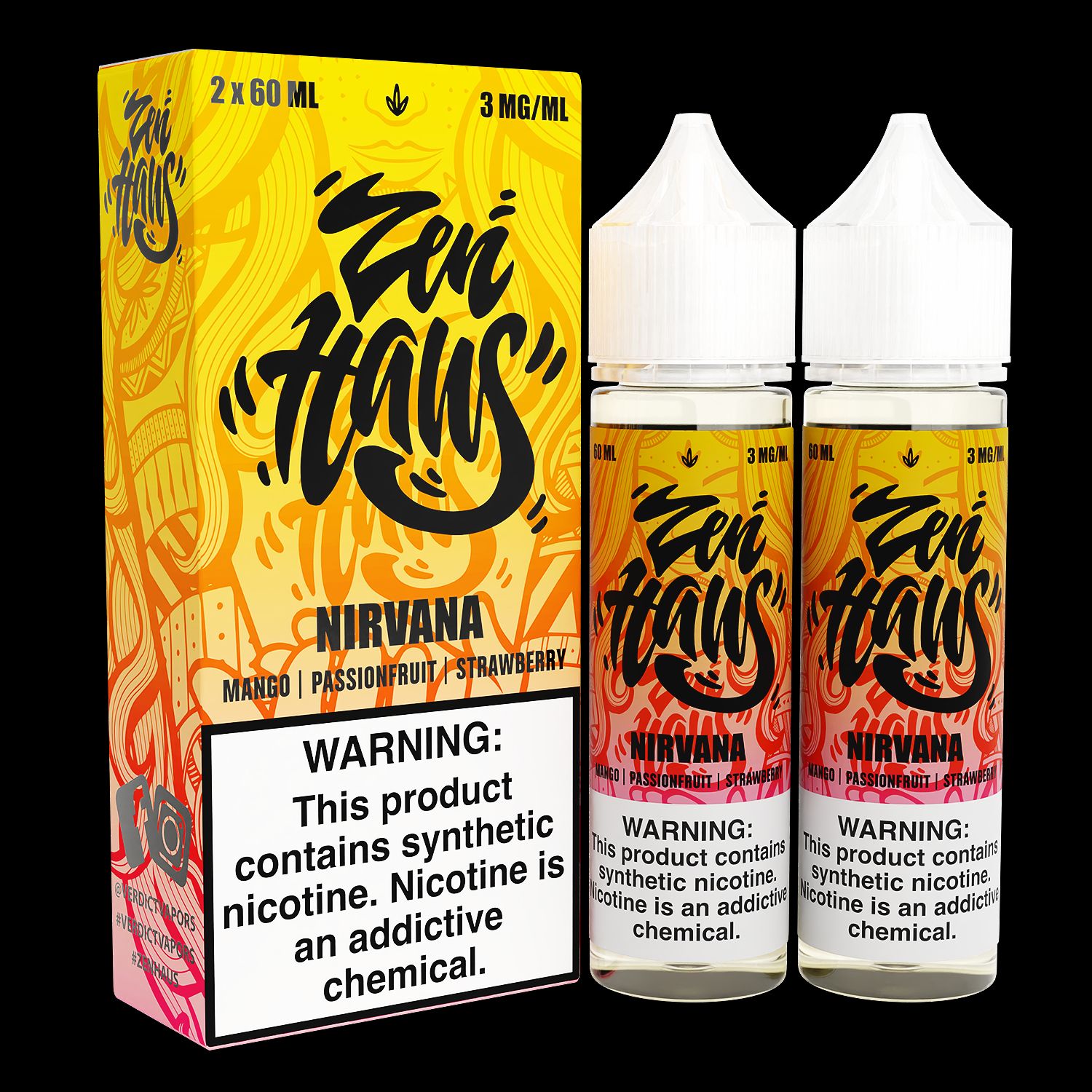 Nirvana by Zen Haus Series 2x60mL with Packaging