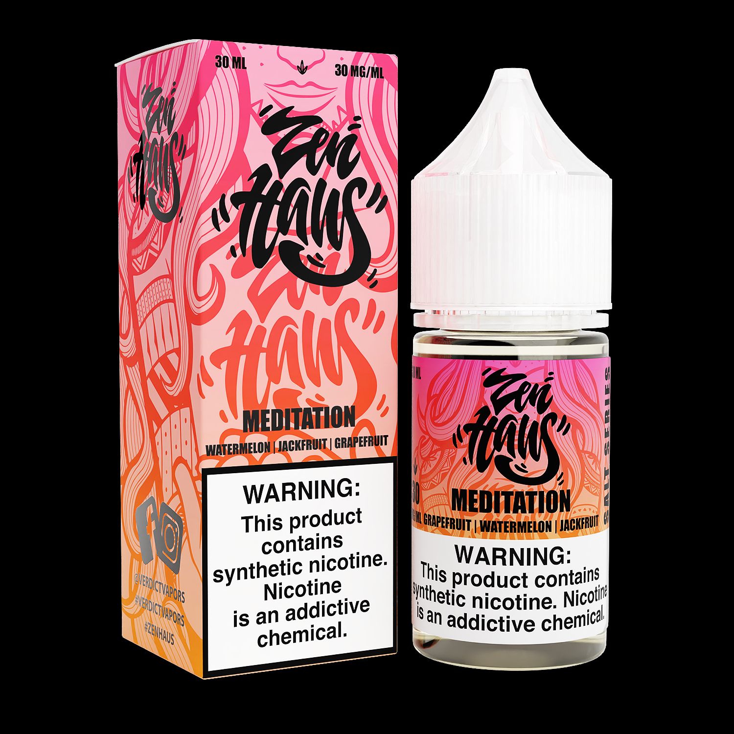 Meditation by Zen Haus Salts Series 15mL with Packaging
