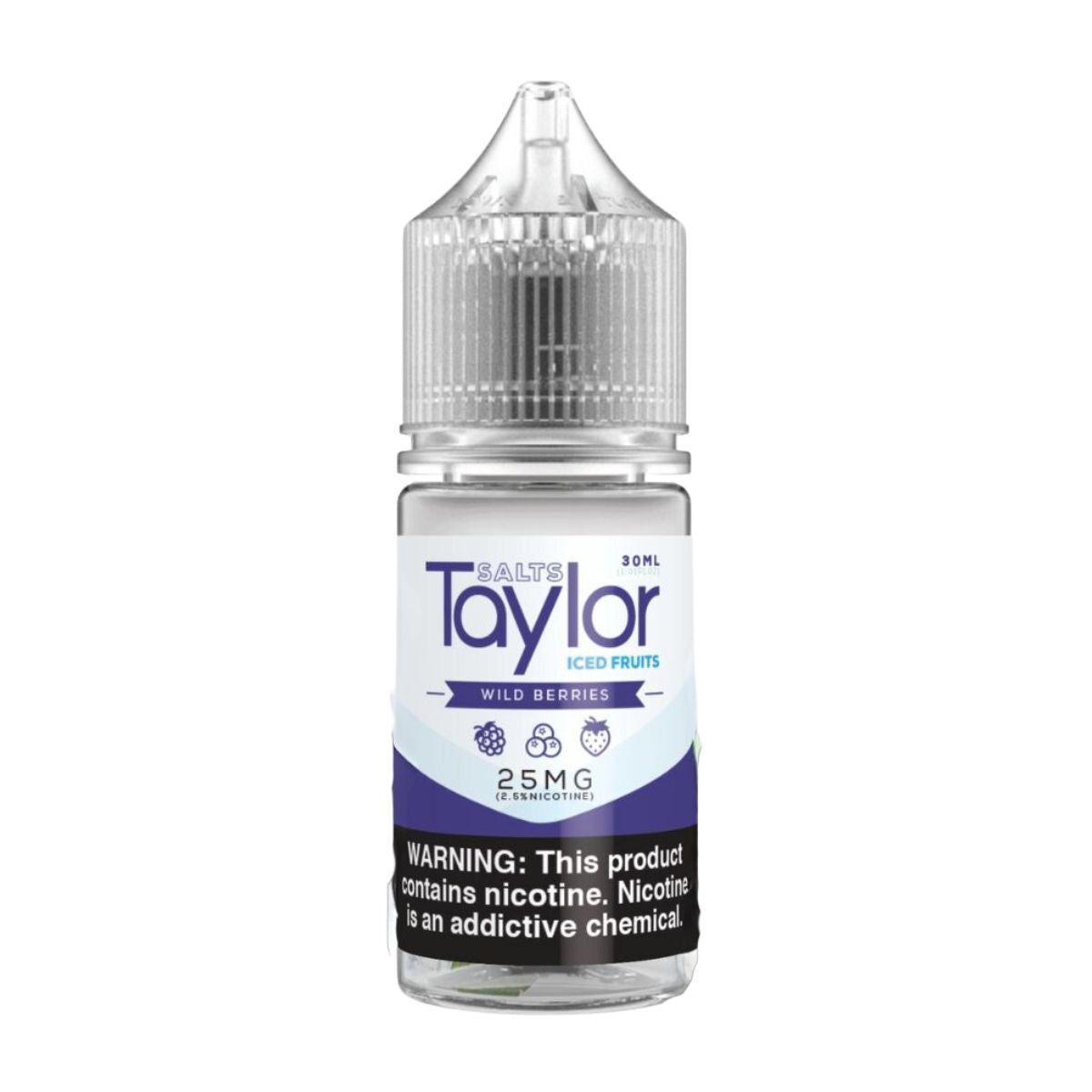 Wild Berries Iced by Taylor Salts E-Liquid 30mL Bottle