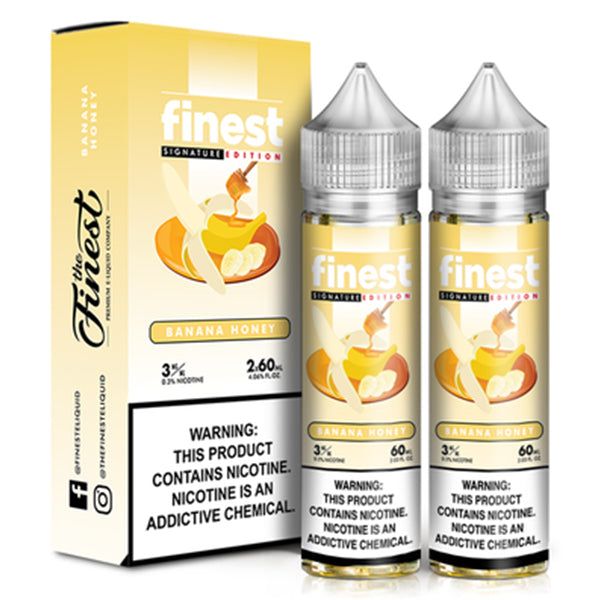 Banana Honey by Finest Signature Edition Series 2x60ml with Packaging