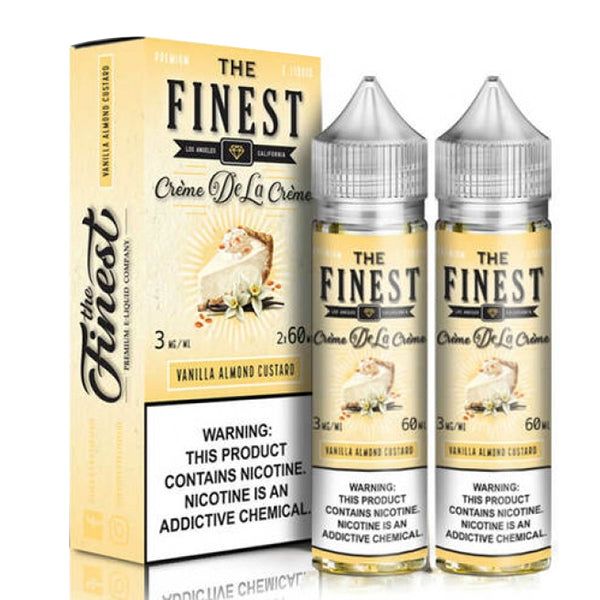 Vanilla Almond Custard by Finest Creme De La Creme Series 2x60mL with Packaging