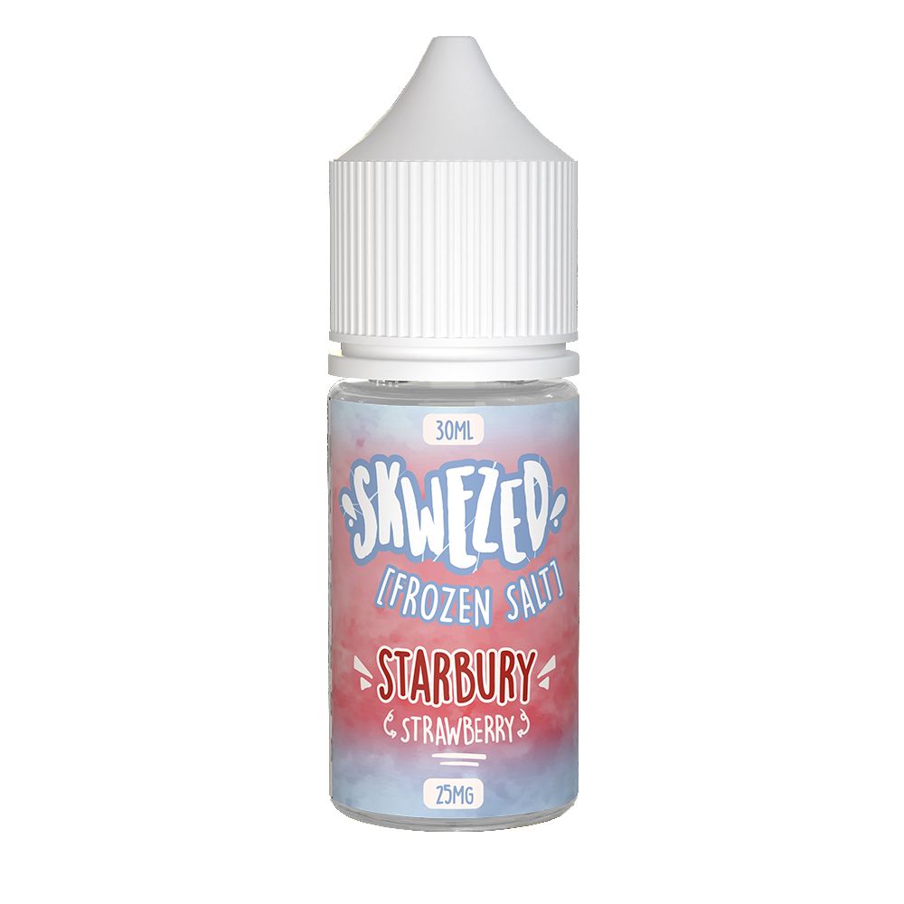 Frozen Starbury (Strawberry Ice) by Skwezed Salt Series 30mL bottle