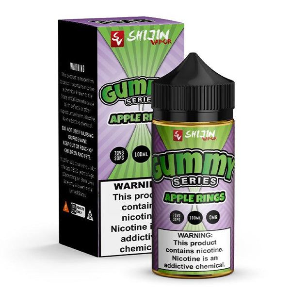 Apple Rings by Gummy O’s Series 100mL with Packaging