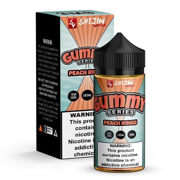 Peach Rings by Gummy O’s Series 100mL with Packaging