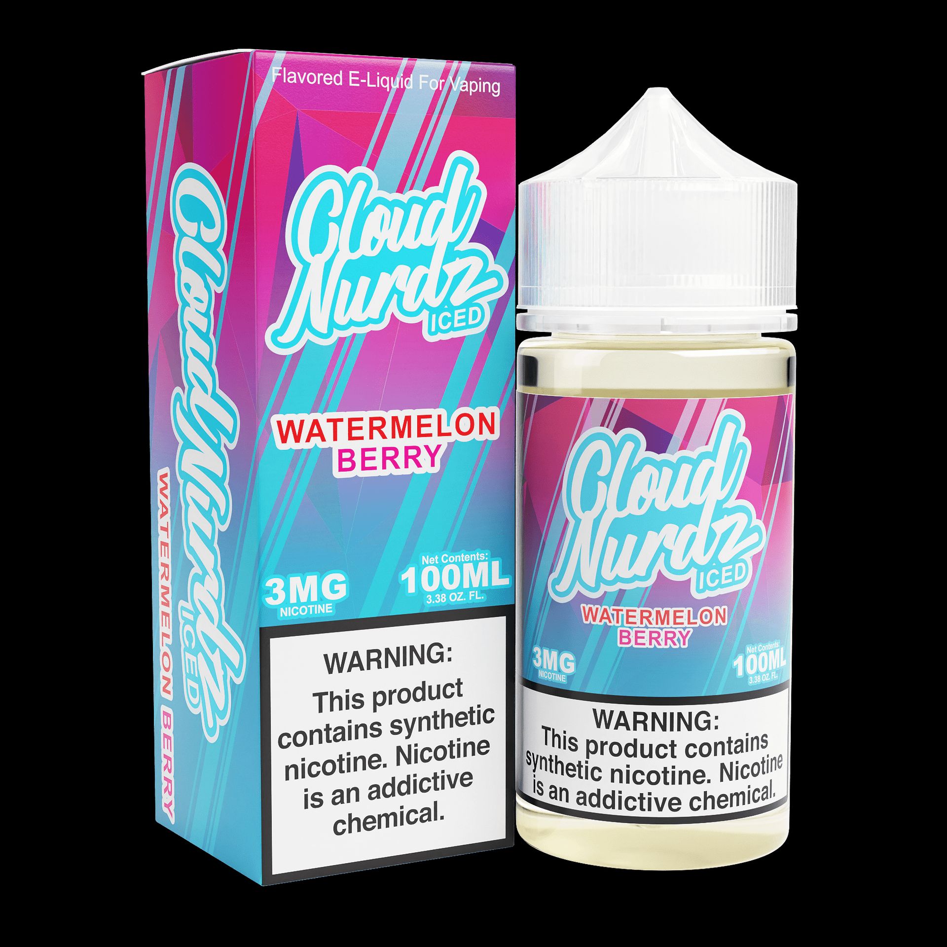 Watermelon Berry Iced by Cloud Nurdz Series 100mL with Packaging