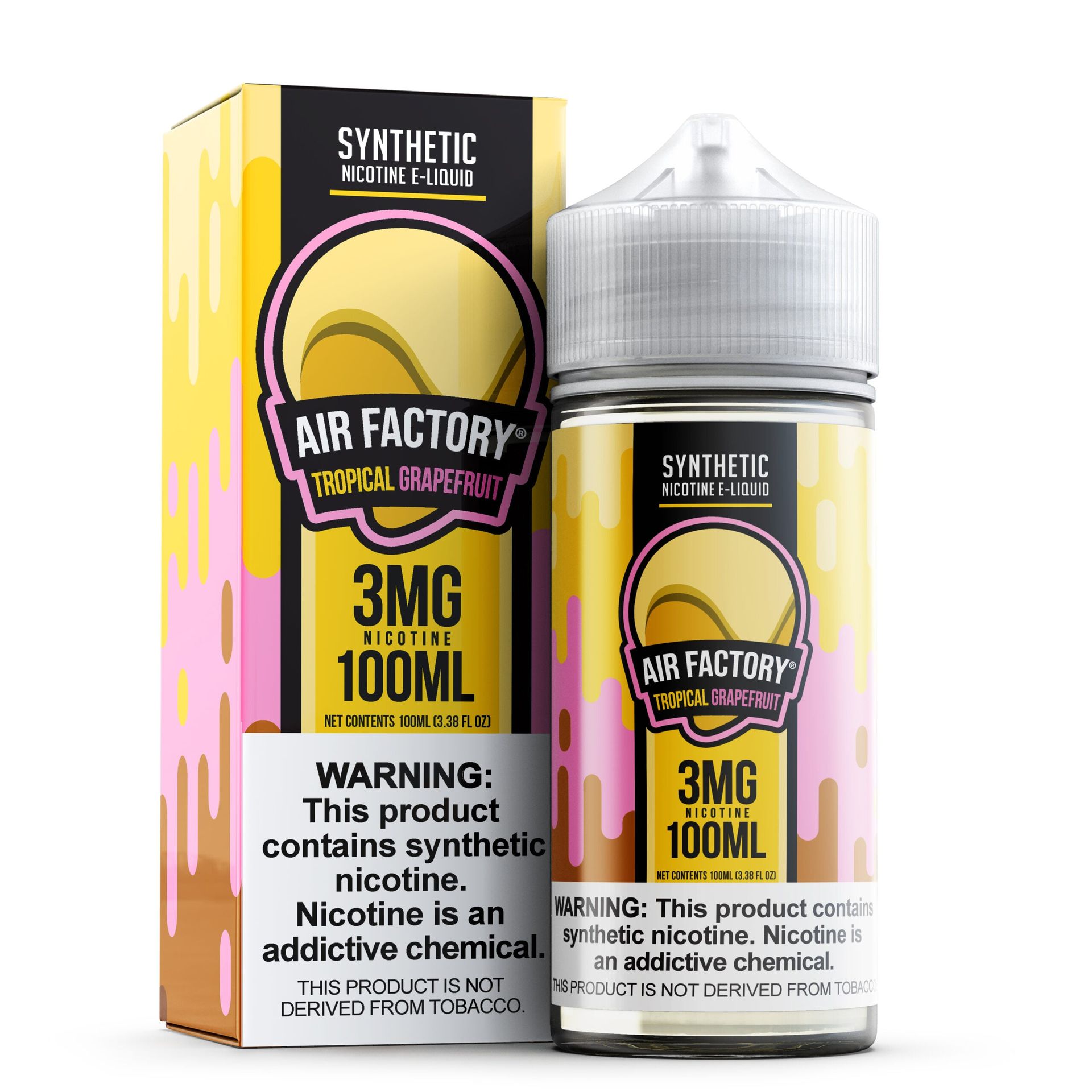 Tropical Grapefruit by Air Factory Tobacco-Free Nicotine Series 100mL with Packaging