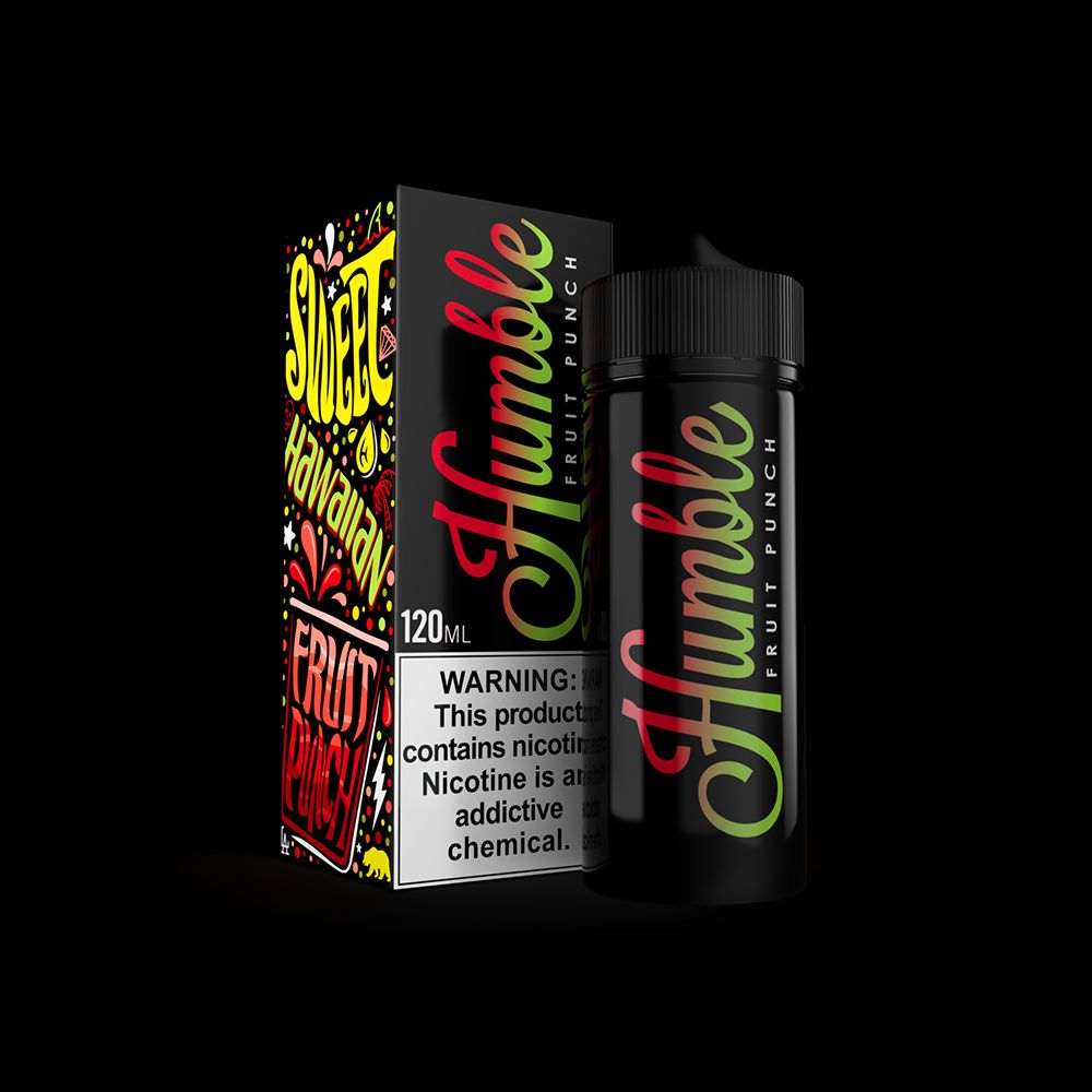 Fruit Punch Tobacco-Free Nicotine By Humble 120ML with packaging