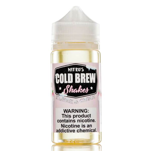 Stawberi & Cream by Nitro’s Cold Brew Shakes Series 100mL Bottle