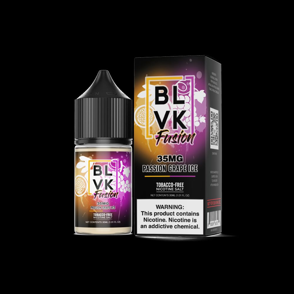 Passion Grape Ice by BLVK TF-Nic Salt Series 30mL with Packaging