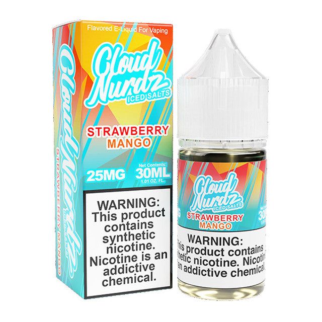 Strawberry Mango Iced by Cloud Nurdz Salts Series 30mL with Packaging
