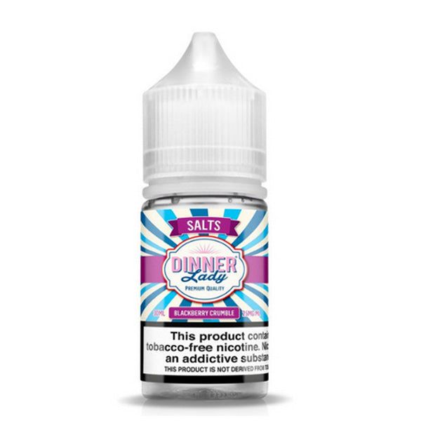 Blackberry Crumble by Dinner Lady Tobacco-Free Nicotine Salt Series 30mL Bottle