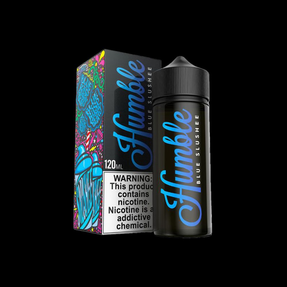Blue Slushee Freeze Tobacco-Free Nicotine By Humble 120ML with packaging