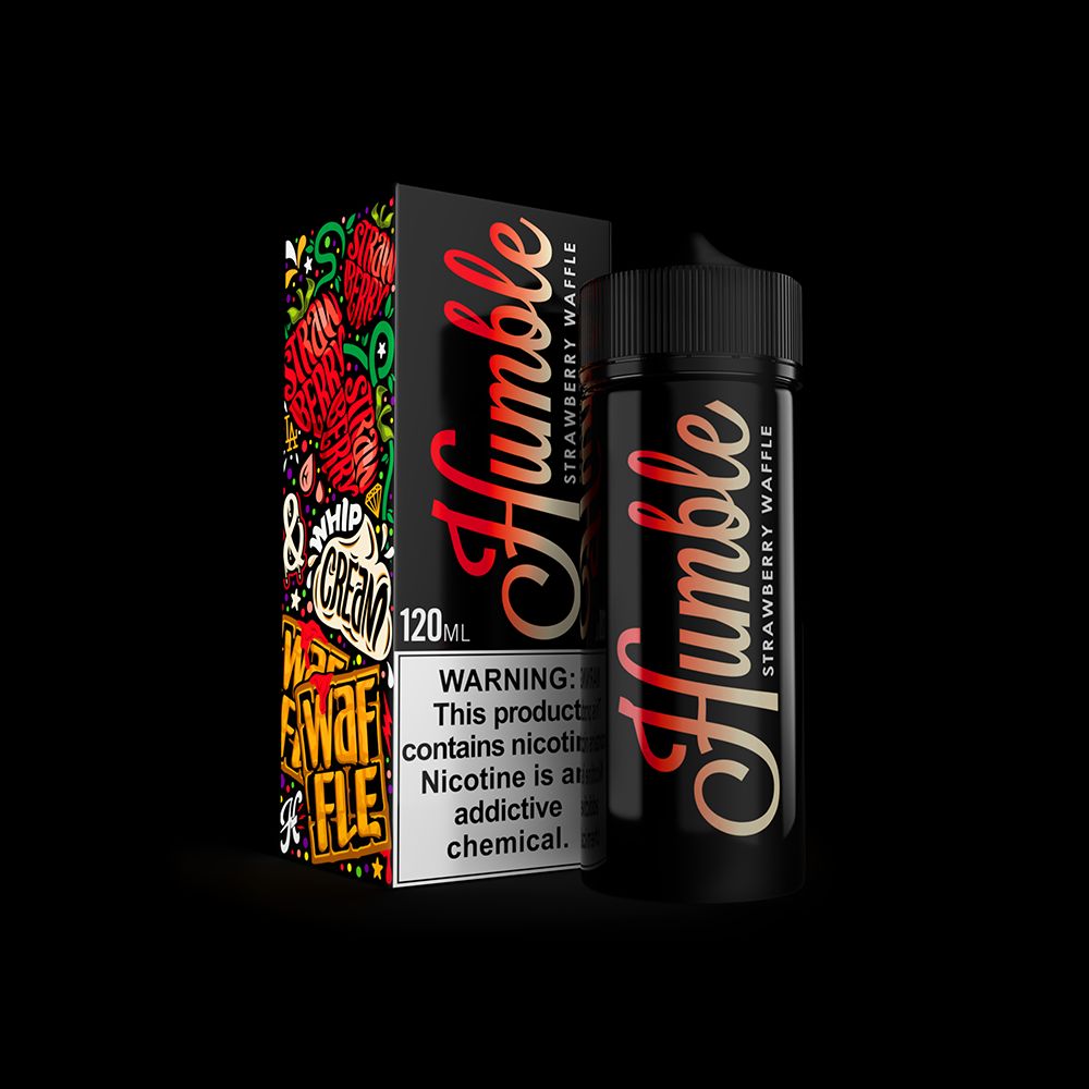 Strawberry Waffle By Humble E-Liquid with Packaging