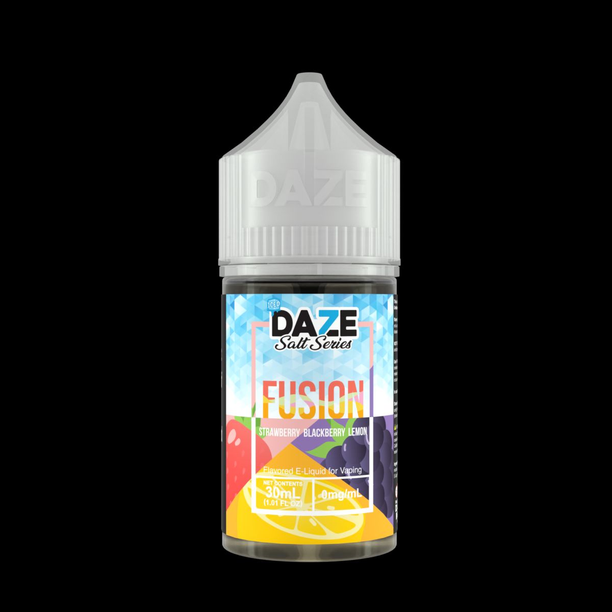 Strawberry Blackberry Lemon Iced by 7Daze Fusion Salt 30mL Bottle
