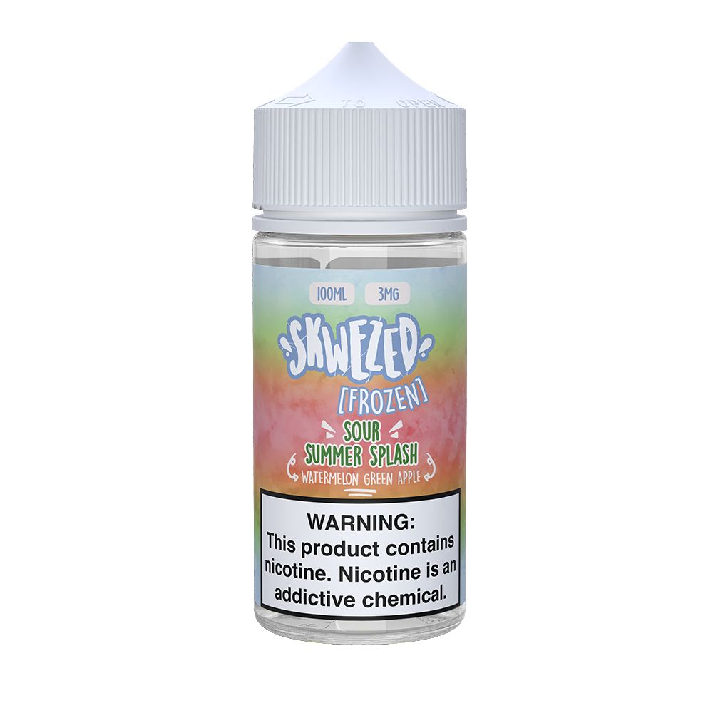 Frozen Sour Summer Splash (Watermelon Green Apple Ice) by Skwezed Series 100mL Bottle Only