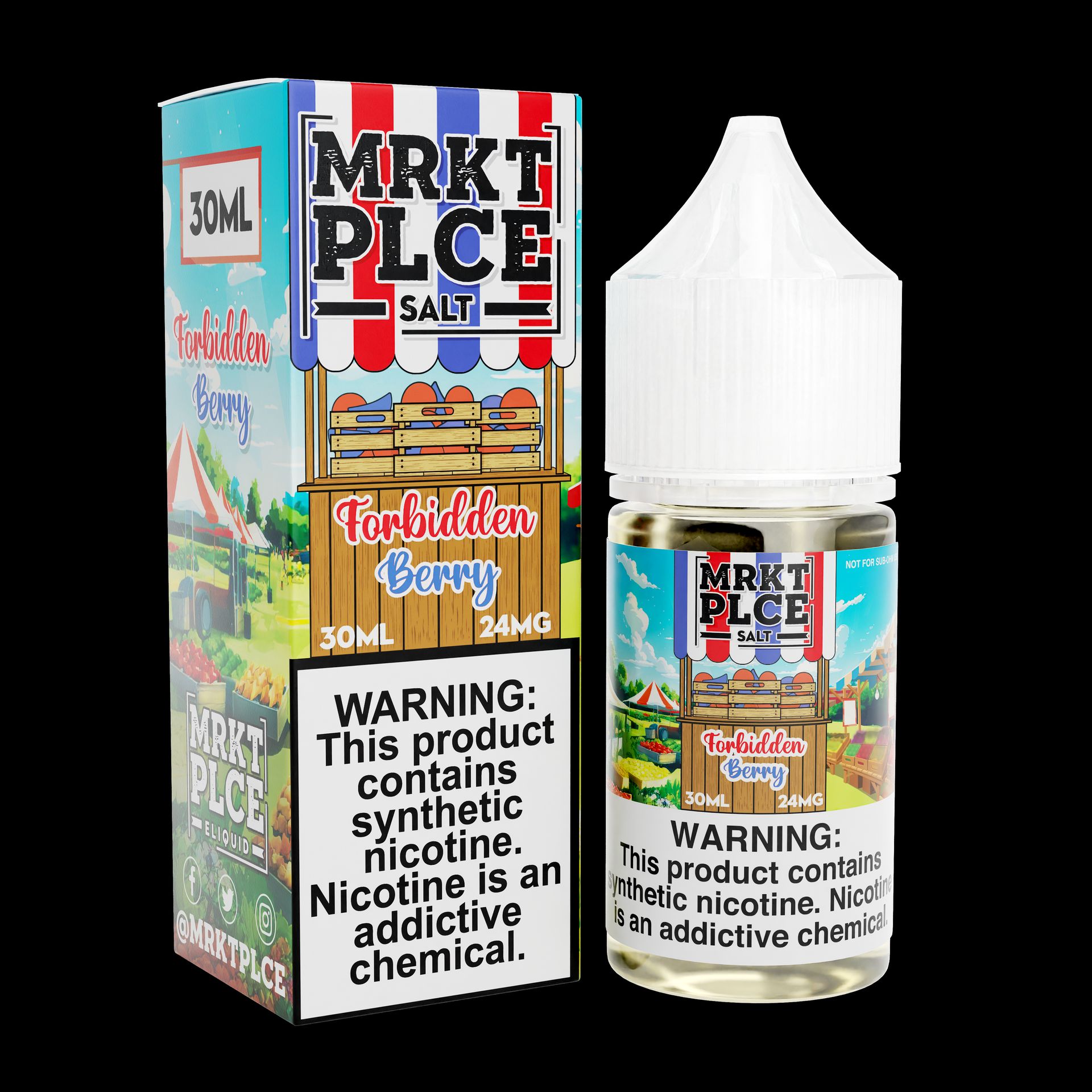 Forbidden Berry by MRKT PLCE Salts Series 30mL with Packaging