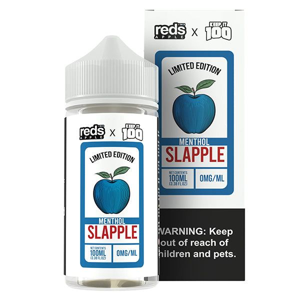 Slapple Menthol by 7Daze x Keep It 100 Series (Reds Apple x Blue Slushie) | 100mL with Packaging