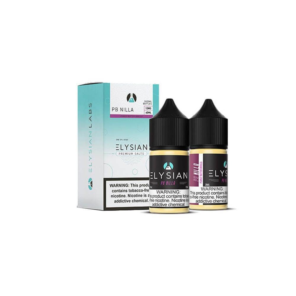 PB Nilla by Elysian Salt Series E-Liquid 60mL (Salt Nic) | 30mL 2-Pack with packaging