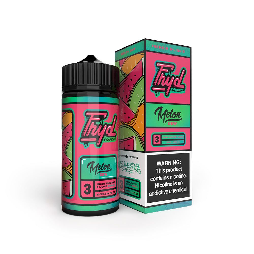 Melon Dew by FRYD Series E-Liquid 100mL (Freebase) with Packaging