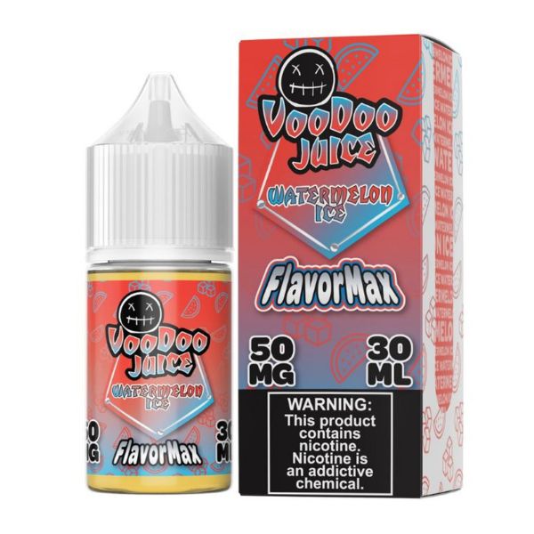 Watermelon Ice by Voodoo Juice FlavorMax Salt Series E-Liquid 30mL (Salt Nic) with Packaging