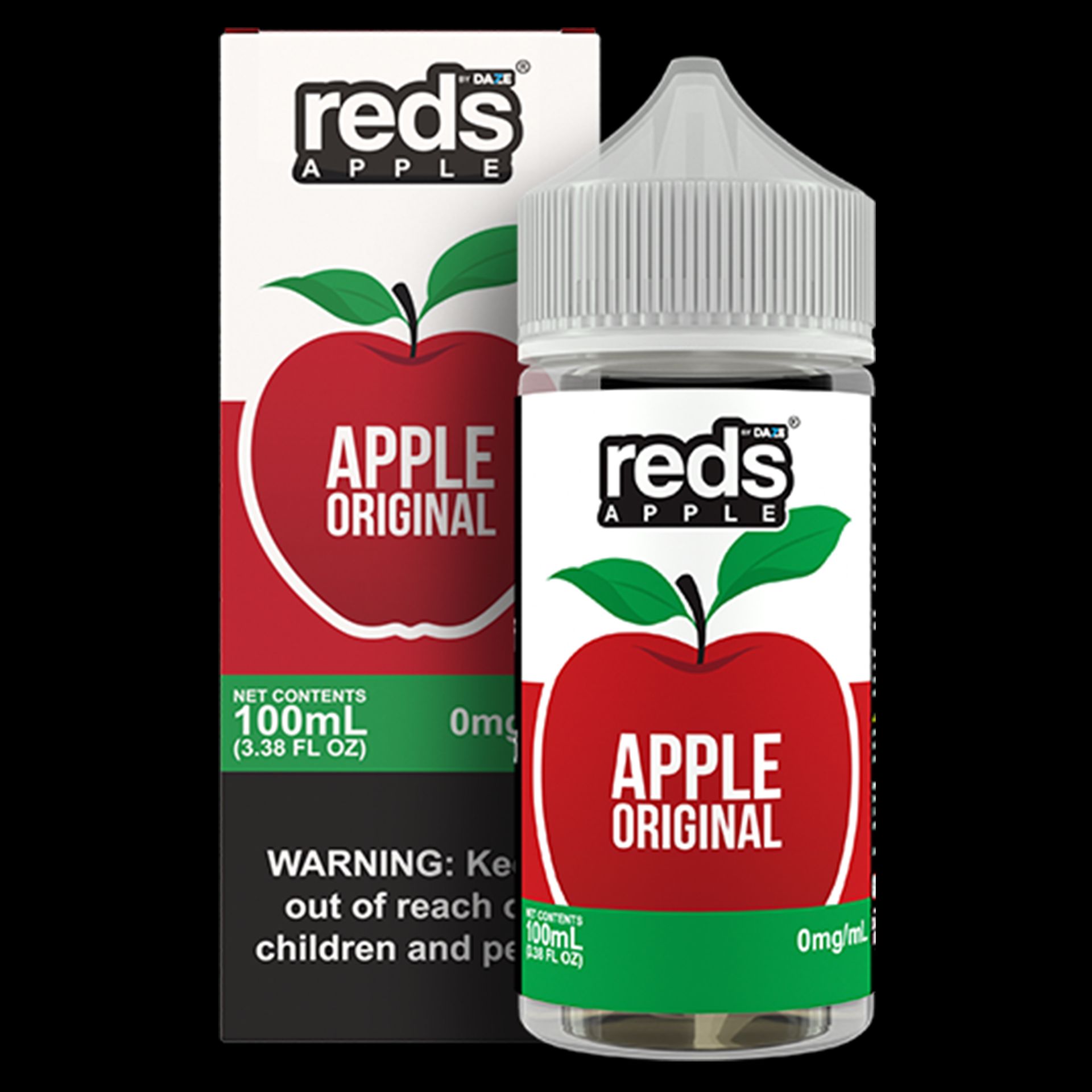 Apple by 7Daze Reds E-Liquid 100mL (Freebase) with Packaging