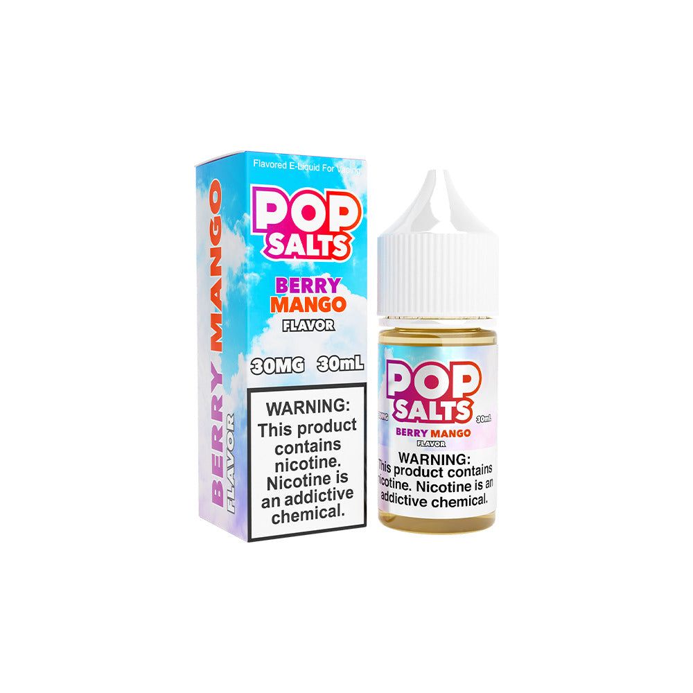 Berry Mango by Pop Salts E-Liquid 30mL Salt Nic with Packaging