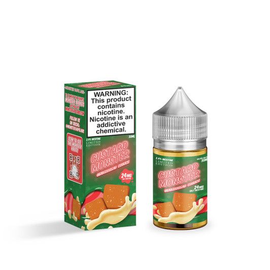 Gingerbread Crunch by Jam Monster Salt Series E-Liquid 30mL (Salt Nic) with packaging