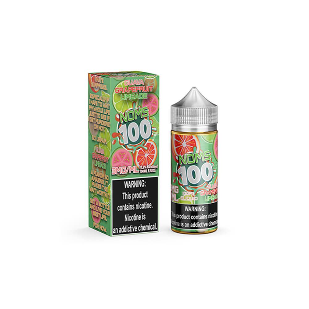 Guava Grape Fruit Limeade | Noms 100 | 100mL Guava Grape Fruit Limeade with Packaging