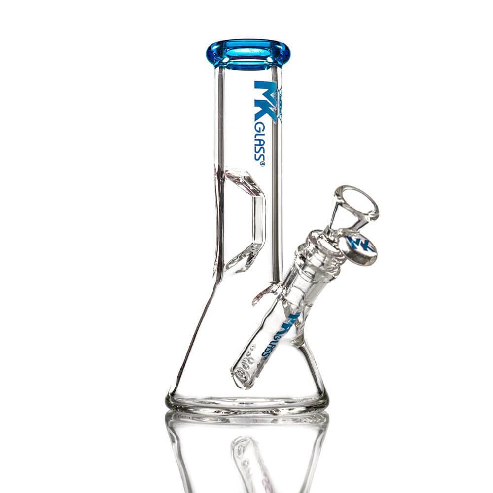 MKGlass MK8 Ice Catcher Breaker 8″ Water Pipe Blue