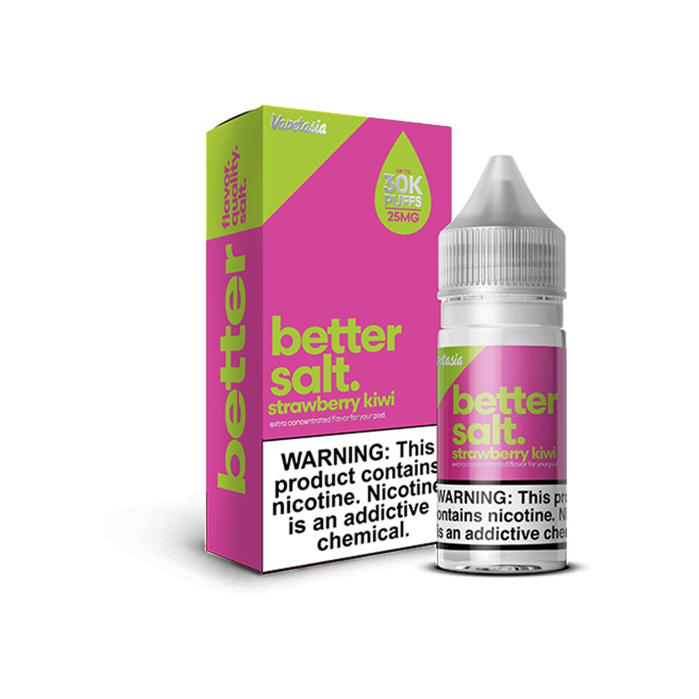 Strawberry Kiwi by Vapetasia Salt Series E-Liquid 30mL (Salt Nic) - 25mg with Packaging