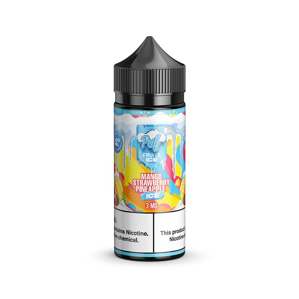 Mango Strawberry Pineapple Ice | Puff Fruits & Fruit ICE | 100mL | 3mg
