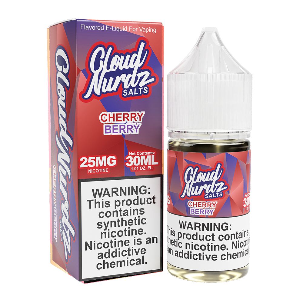 Cherry Berry | Cloud Nurdz Salts | 30mL with packaging