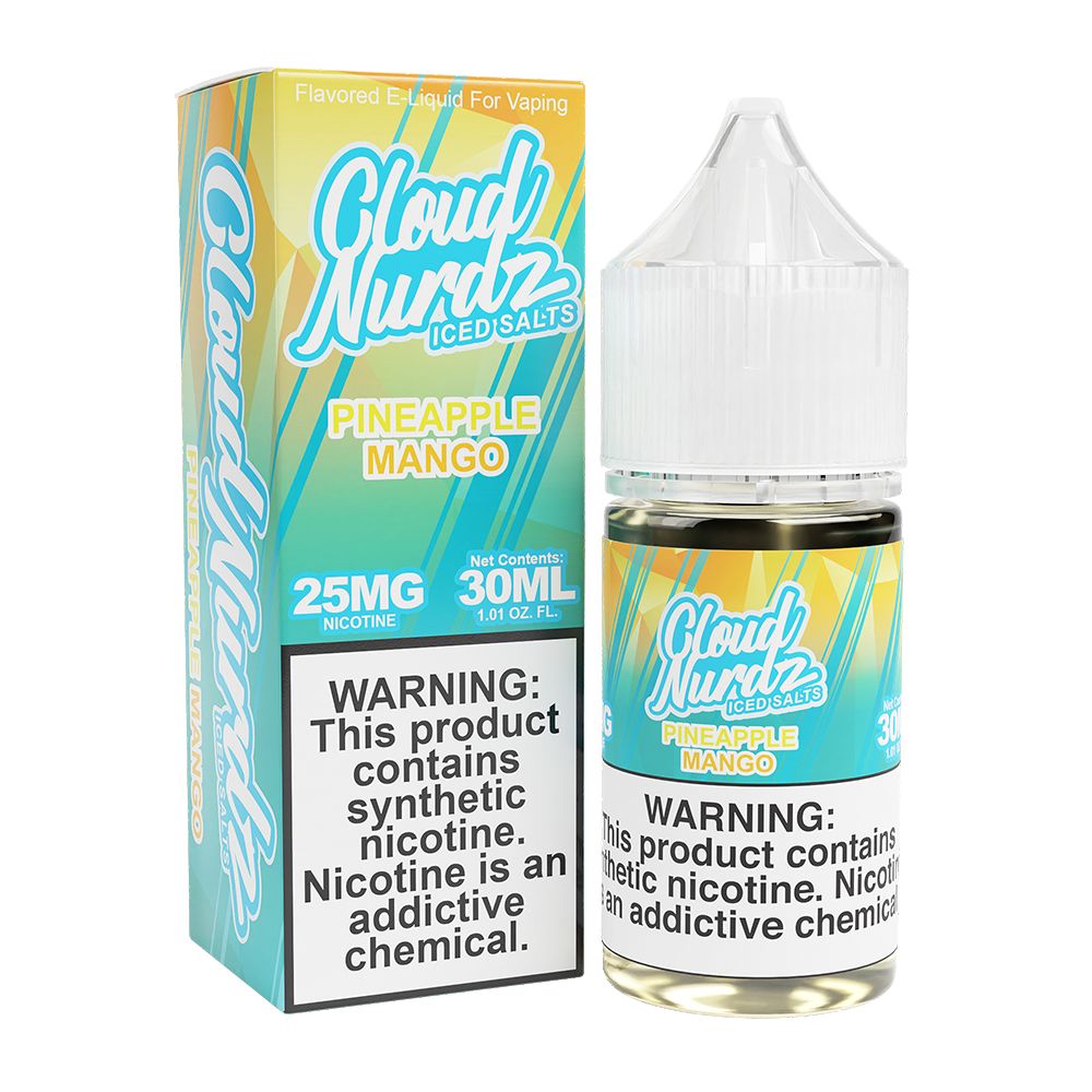 Pineapple Mango Ice | Cloud Nurdz Salts | 30mL with packaging