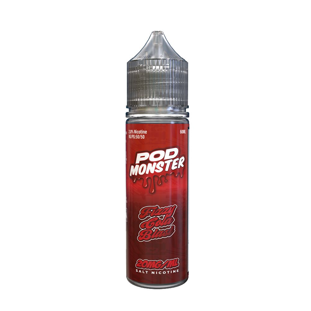 Fizzy Cola Blast | Pod Monster Salts | 60mL | 20mg | Bottle Only
