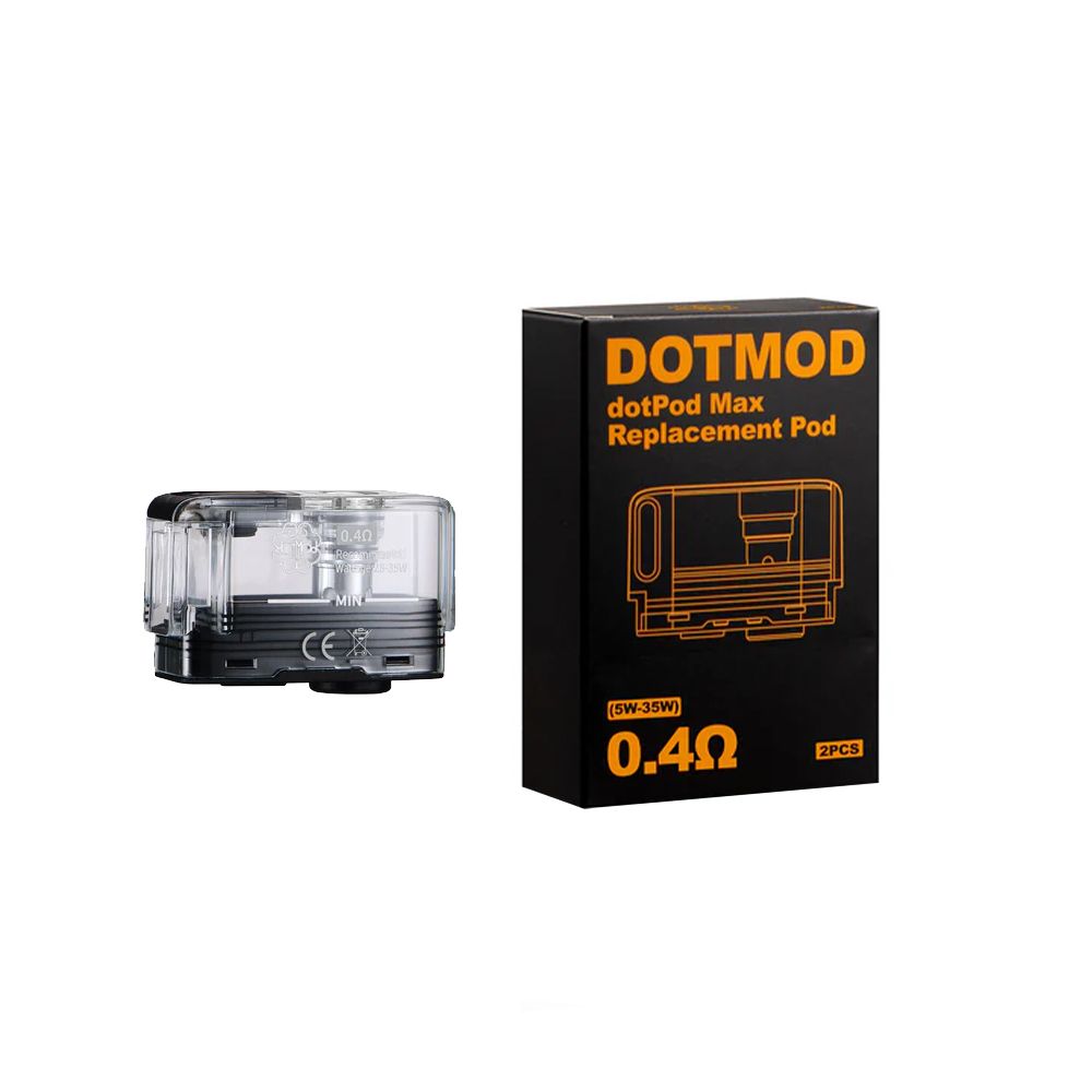 Dotmod DotPod Max Replacement Pod 0.4ohm with packaging