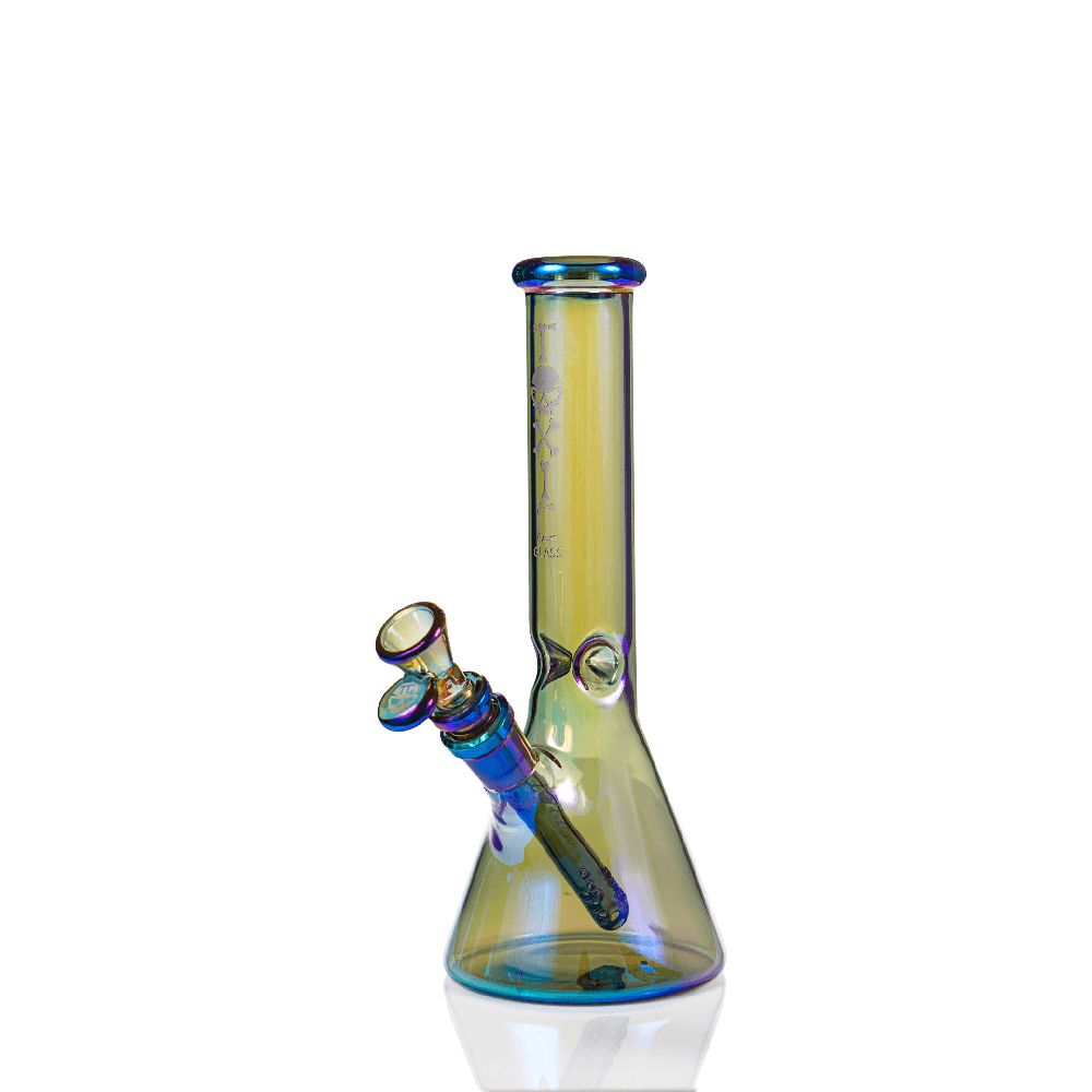 MKGlass - TX98 10″ Electroplated Trophy Beaker Blue/Purple