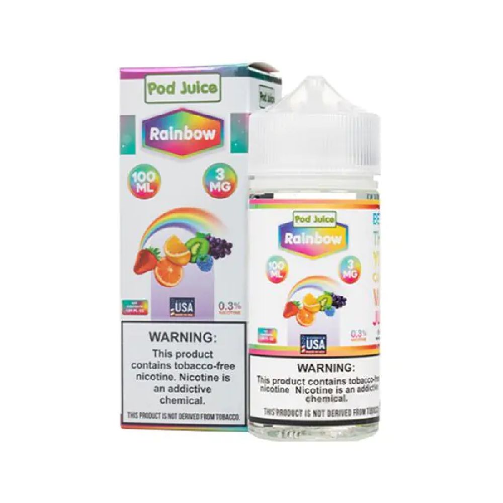 Pod Juice - Juice Rainbow - 100mL with packaging