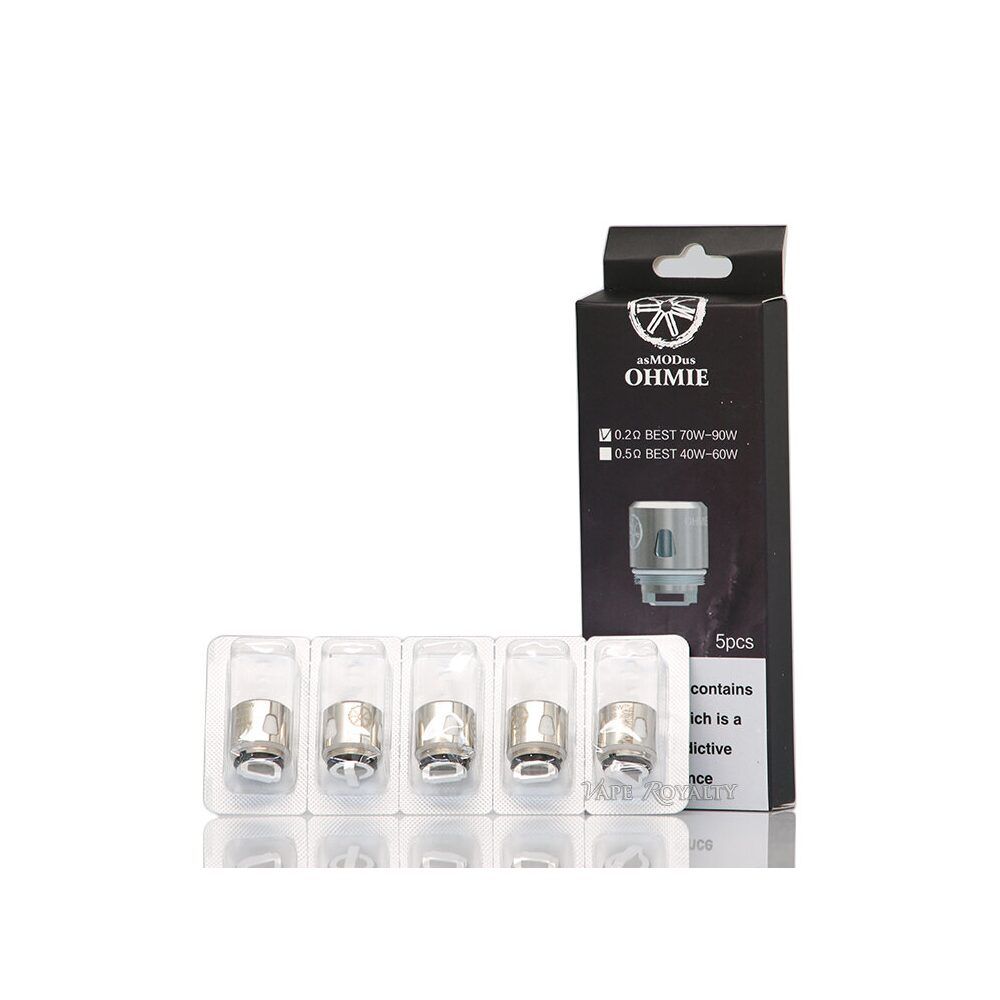 Asmodus OHMIE Replacement Coils 2.0 ohm with packaging