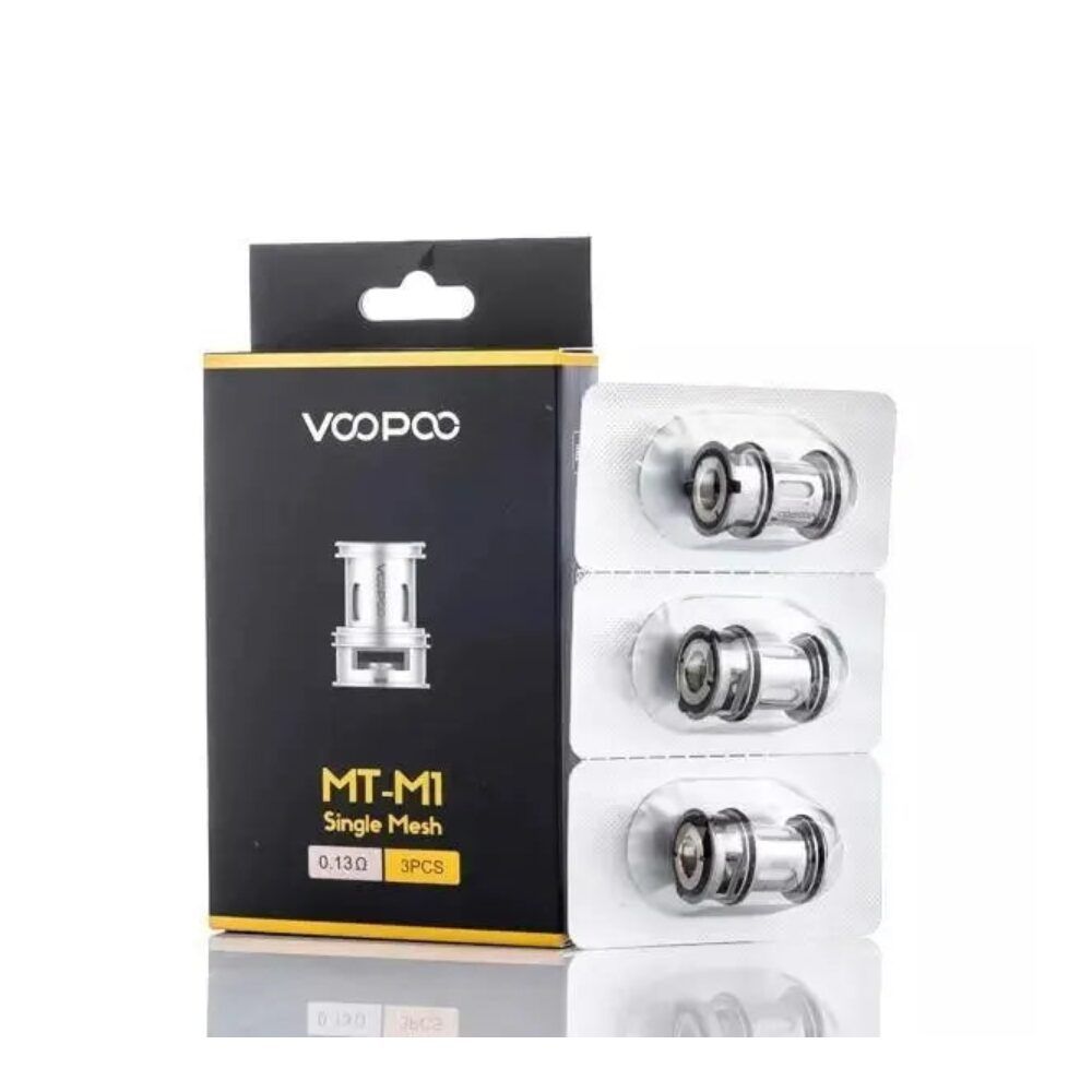 Voopoo MT-M1 SingleMesh Replacement Coils 0.13ohm with packaging