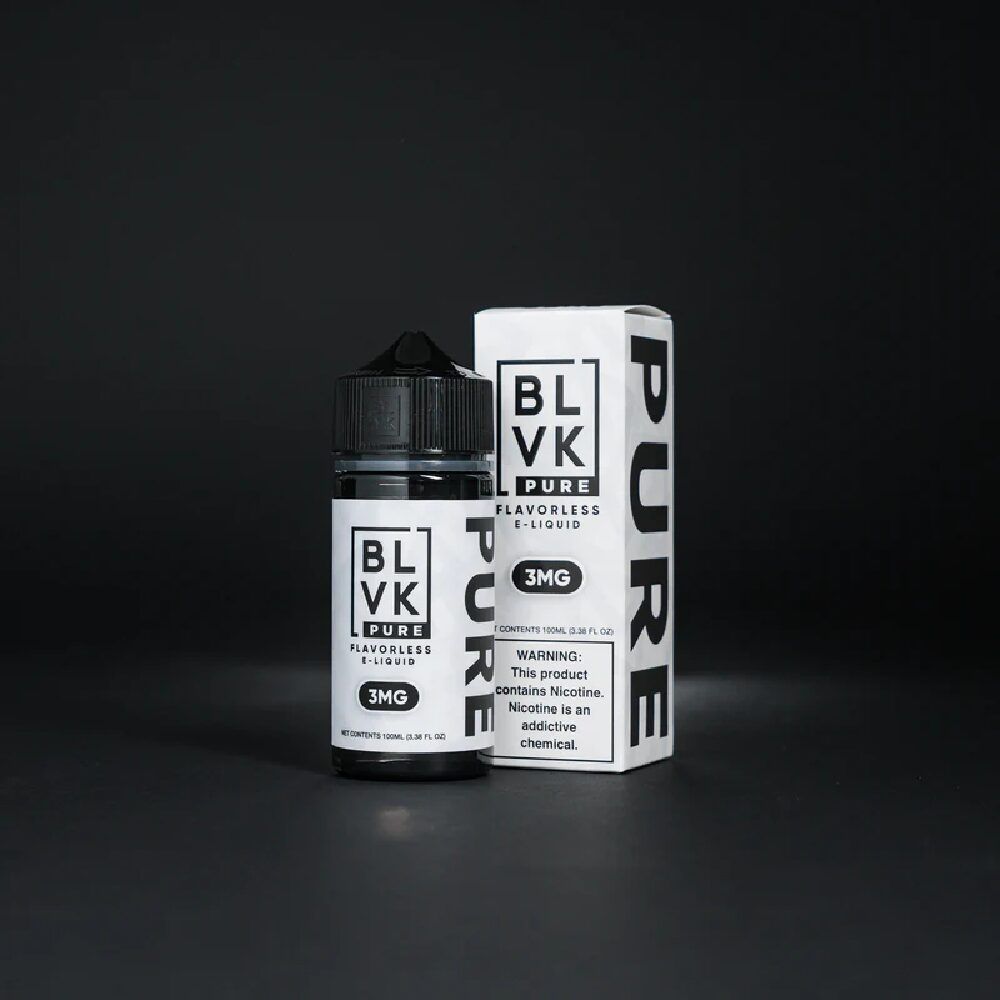 BLVK - PURE - 100mL with packaging