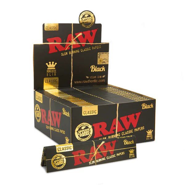 Raw Rolling Papers (32-Pack 50pc Display) with packaging
